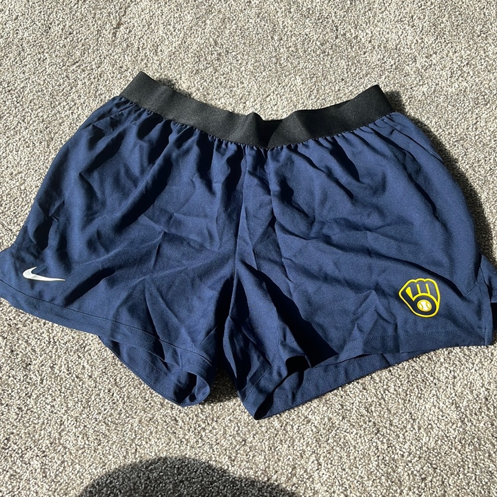 MLB Brewers Nike Shorts
